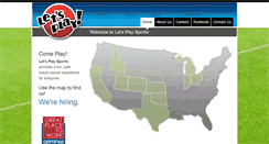 Desktop Screenshot of beta.letsplaysoccer.com